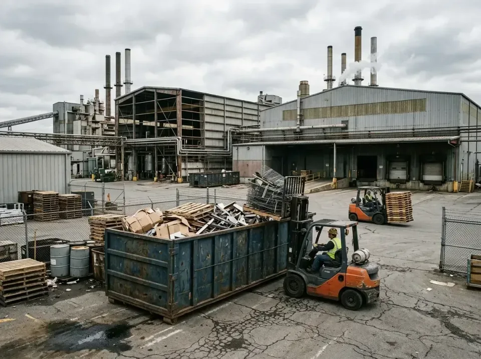 industrial-factory-scrap-conta-003 — frequently asked questions, Cheap Roll-off Dumpster Rentals in Pekin, IL